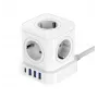 Newell GaN Power Cube 9w1 ciabatta bianca con caricabatterie USB