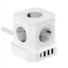 Newell GaN Power Cube 9w1 ciabatta bianca con caricabatterie USB