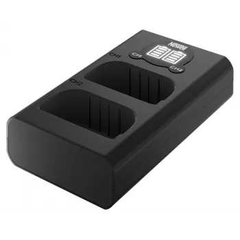 Newell caricabatterie USB-C dual-channel DL-USB-C per batterie Canon LP-E6