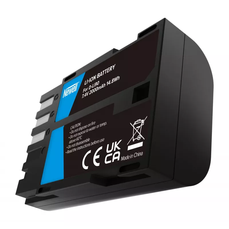 Newell batteria ricaricabile di ricambio D-Li90 per Pentax