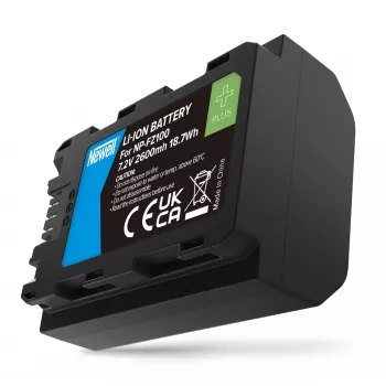 Newell Plus batteria ricaricabile di ricambio NP-FZ100 per fotocamere Sony, 2280mAh, 7,2V, Li-Ion, nero