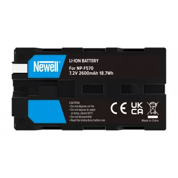 Newell batteria ricaricabile di ricambio NP-F570 per Sony