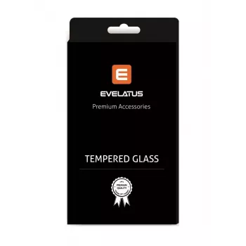 Evelatus Samsung Galaxy A32 5G / A12 / M12 Vetro temperato piatto trasparente 0,33 mm per protezione display con colla giapponese e rivestimento antistatico