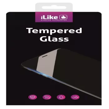 iLike Samsung Galaxy A12/A03s/A02/M12/Xiaomi Redmi 9/9A/9C/10/10A Pellicola protettiva in vetro temperato Flat Clear 0,33mm