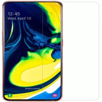 Evelatus Samsung Galaxy A80 Pellicola protettiva in vetro temperato piatta trasparente 0,33 mm con colla giapponese e rivestimento antistatico