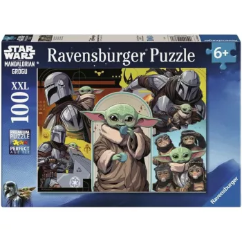 Ravensburger puzzle per bambini Star Wars - The Mandalorian & Grogu (100 pezzi)