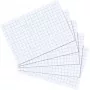 Herlitz Schede A7, a quadretti 5 mm, 170 g/m², Bianco, 100 pezzi (10621431)