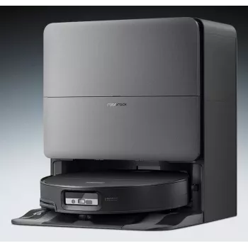 Roborock Saros 20 Sonic Black robot aspirapolvere e lavapavimenti con Empty Wash Fill Dock