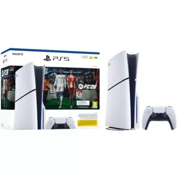 Sony PlayStation 5 Slim Disc Edition 1TB + EA Sports FC 26 Bundle - bianco/nero (CFI-2116A)
