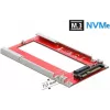 DeLOCK Convertitore U.2 su M.3 / NF1 – Adattatore PCIe 4.0 NVMe, SFF-8639 su SFF-8611/8612