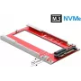 DeLOCK Convertitore U.2 su M.3 / NF1 – Adattatore PCIe 4.0 NVMe, SFF-8639 su SFF-8611/8612