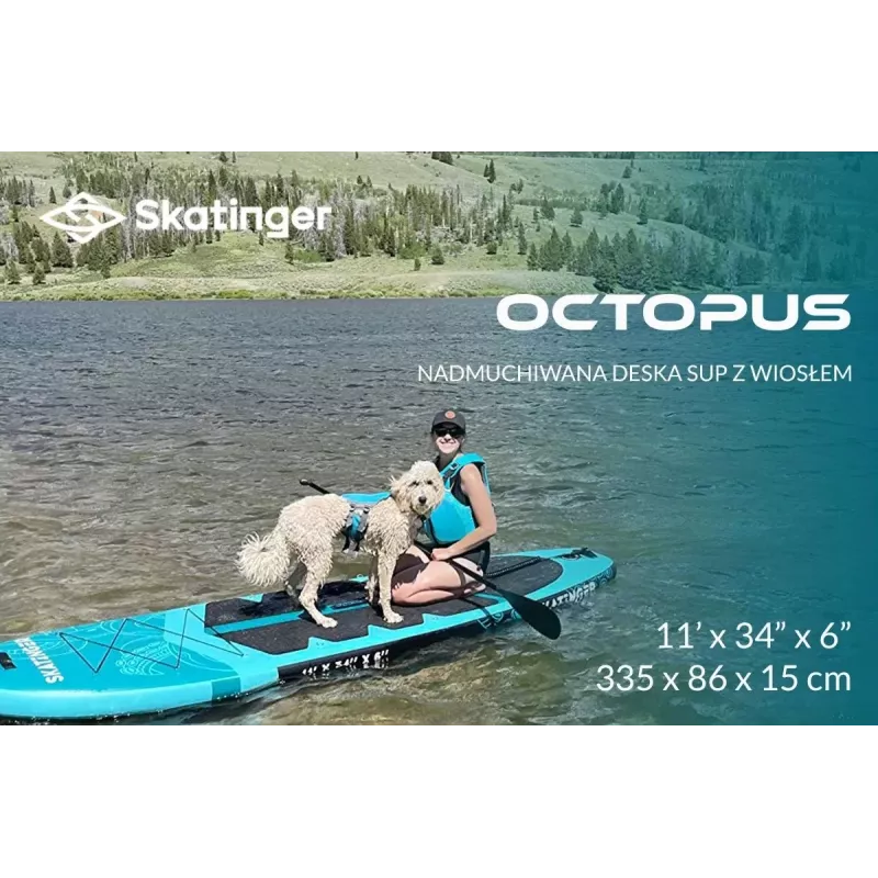 SKT Octopus SUP Gonfiabile Allround 335x86x15 cm