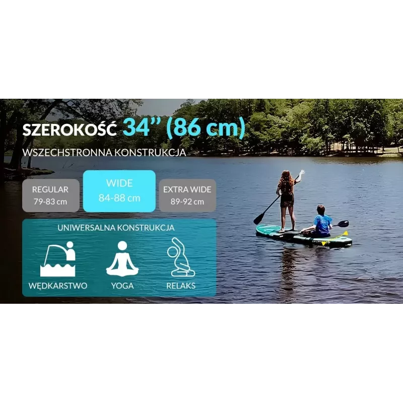 SKT Octopus SUP Gonfiabile Allround 335x86x15 cm