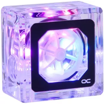 Alphacool Eisfluegel Aurora Indicatore di flusso HighFlow con segnale tachimetrico (trasparente)