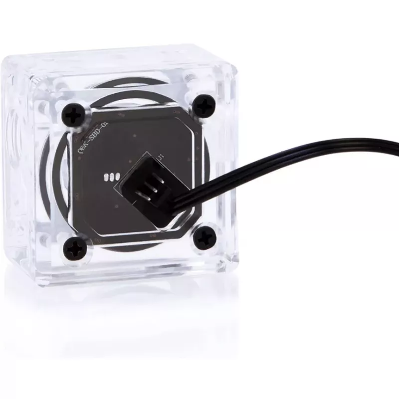 Alphacool Eisfluegel Aurora Indicatore di flusso HighFlow con segnale tachimetrico (trasparente)
