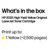 HP 203X cartuccia toner giallo alta resa (CF542X) | toner originale HP LaserJet