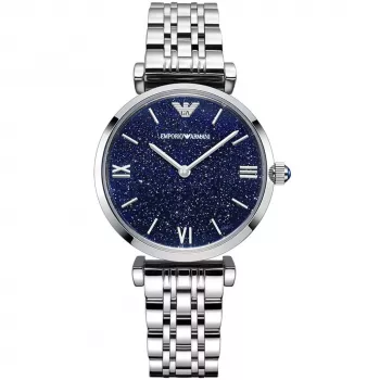 ARMANI Woman AR11091 Orologio da polso al quarzo 32mm argento acciaio mesh