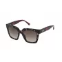 Nina Ricci SNR3185201GQ Occhiali da sole donna - montatura in acetato nera con lenti sfumate grigie, 52 mm