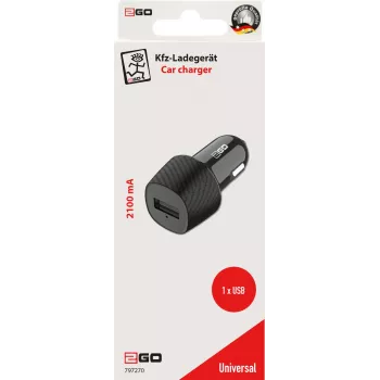 2GO 797270 caricabatterie da auto per dispositivi mobili nero