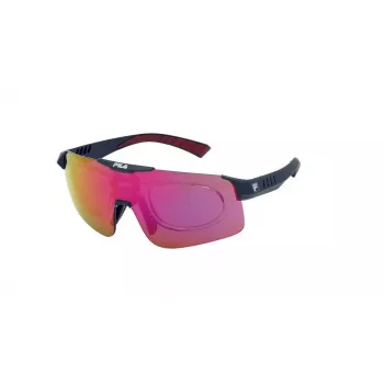 FILA Uomo SFI127997SFX Occhiali da sole sportivi avvolgenti con protezione UV400 (99/0/130 mm)