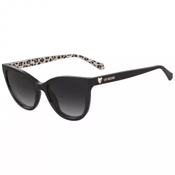 MOSCHINO LOVE Occhiali da sole donna MOL072-S - Montatura rettangolare in acetato, protezione UV400, 54/18/140 mm