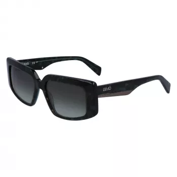 Occhiali da sole donna LIU JO LJ791S-428 cat eye blu sfumato acetato UV400 54 mm