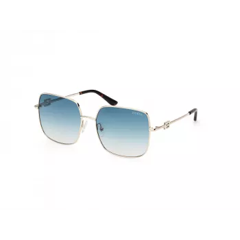 GUESS donna occhiali da sole GU7906H5832P, rettangolari, polarizzati, Havanna/marrone, 58/17/140 mm