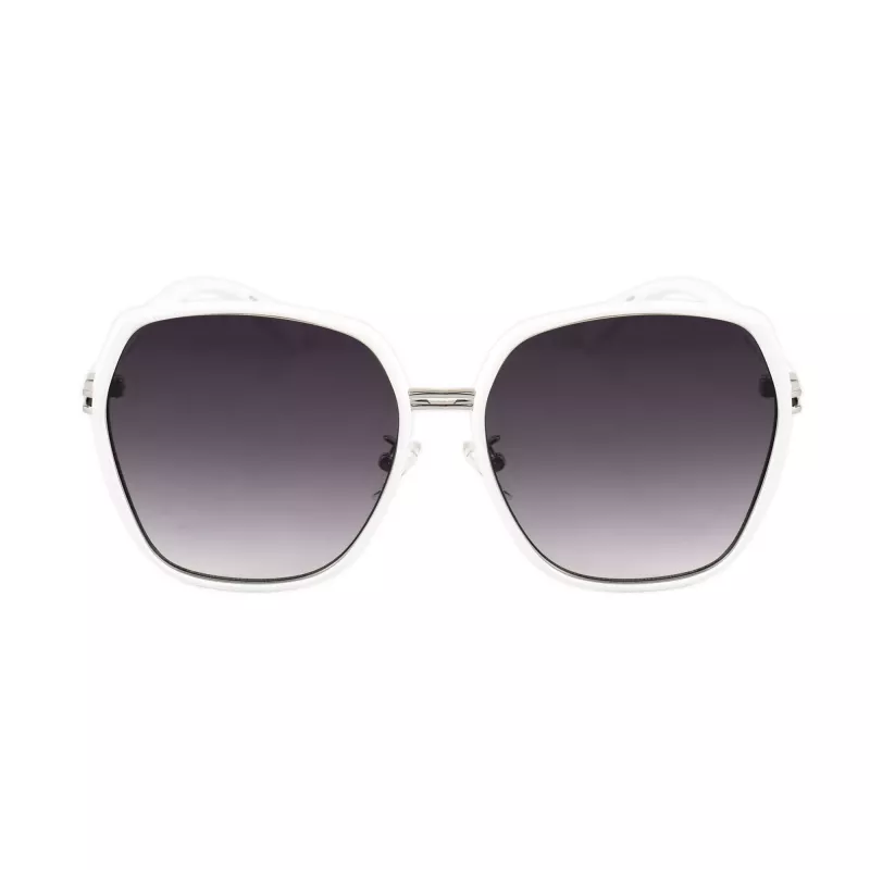 GUESS GF0407-21B Occhiali da sole donna - Montatura in plastica 59mm, protezione UV400