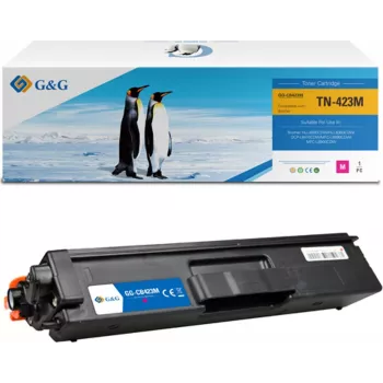 G&G Cartuccia toner XL compatibile con Brother TN-423M magenta