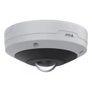 Telecamera fisheye AXIS M4347-PLVE con microfoni integrati e AXIS Object Analytics