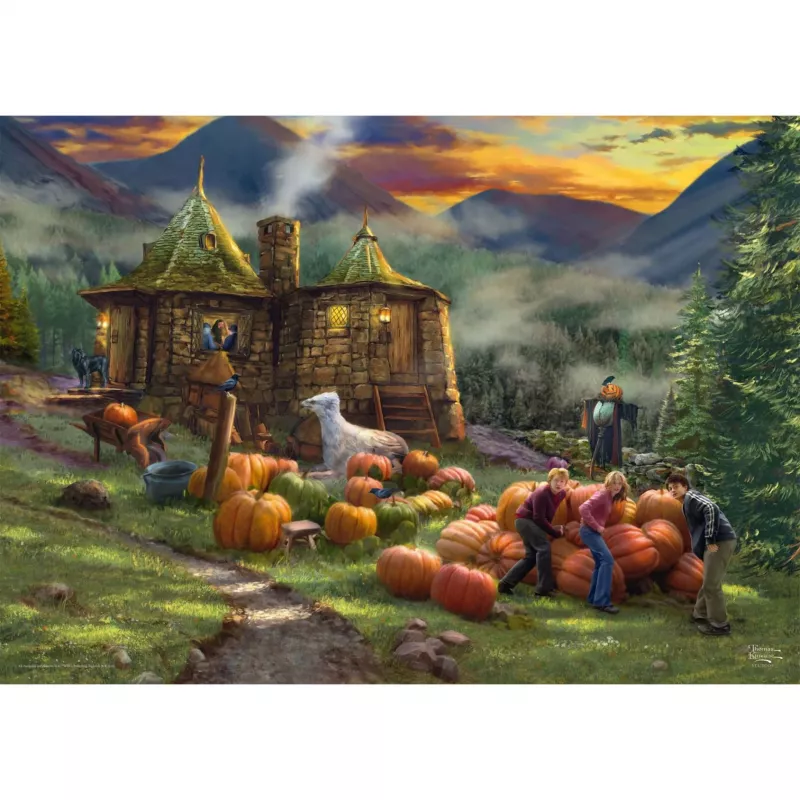 Schmidt Thomas Kinkade Studios Harry Potter - Hagrid's Hut puzzle 1000 pezzi