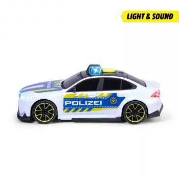 Dickie BMW M5 Police 203714030 auto giocattolo scala 1:32 con effetti luce e suono