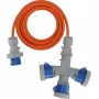 Brennenstuhl 1167670205 prolunga 2m H07RN-F 3G 2.5mm² 16A 230V IP44 Schuko grigio/blu/arancione