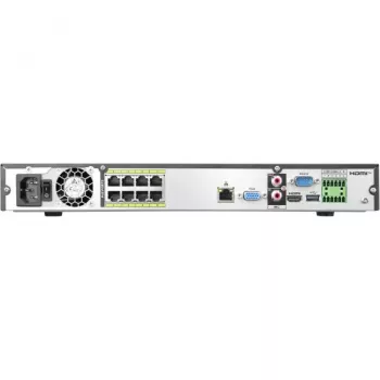 BCS LINE registratore NVR 8K 8 canali con AI e 8 porte PoE BCS-L-NVR0802-A-8K-8P-Ai2