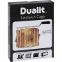 Dualit 00510 gabbia per sandwich per tostapane - acciaio inox, manico nero, coppia