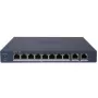Hikvision DS-3E1510P-EI/M(B) LinkVu switch PoE managed Layer 2 10 porte con 8 porte PoE e 2 uplink SFP