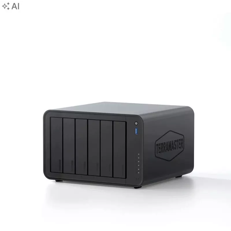 TerraMaster F6-425PRO server di file NAS, 6 core, 8GB DDR5 RAM, senza dischi rigidi