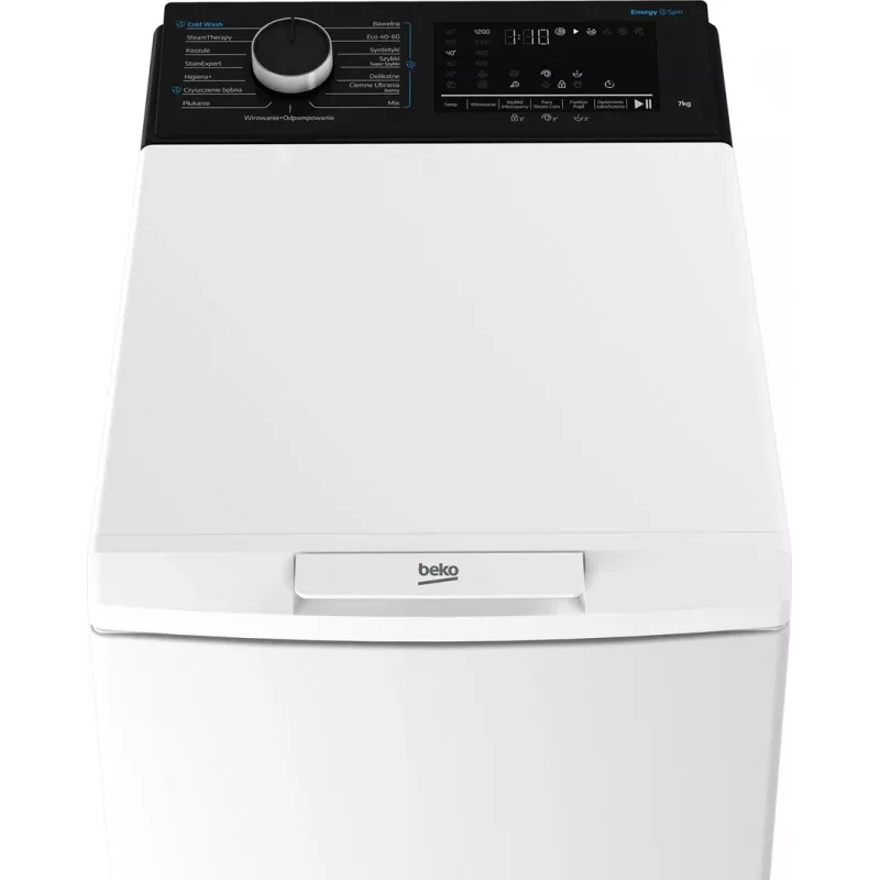 BEKO TB721DBVESPL lavatrice a carica frontale, 7 kg, 1200 giri/min, bianco/nero