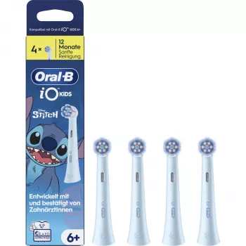 Oral-B iO Kids Stitch testine spazzolino di ricambio confezione da 4