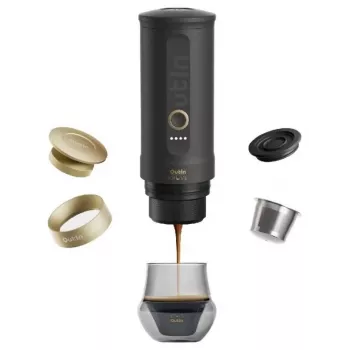 OutIn Nano x Kruve set regalo caffettiera espresso portatile nero/oro