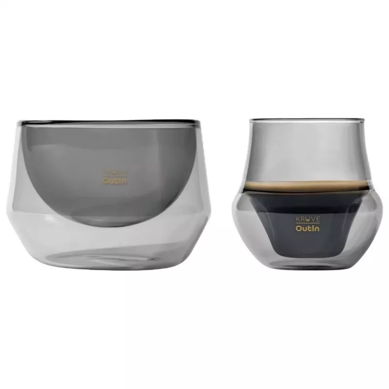 OutIn Nano x Kruve set regalo caffettiera espresso portatile nero/oro