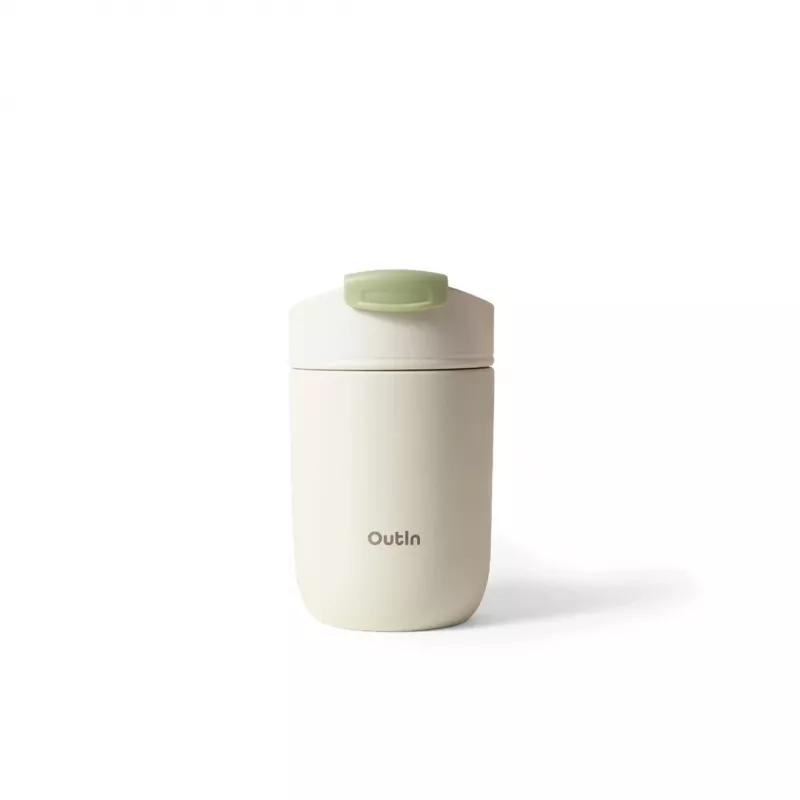 OutIn Travel Tumbler 350 ml, bianco sabbia