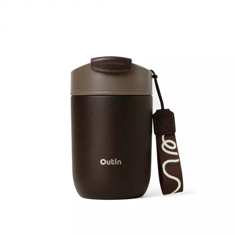 OutIn Travel Tumbler 350 ml, marrone terra