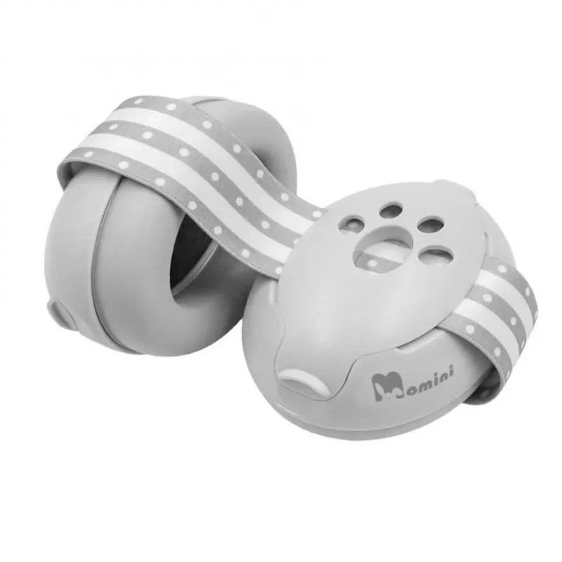 Momini Kids Cuffie Antirumore Mimi Grey