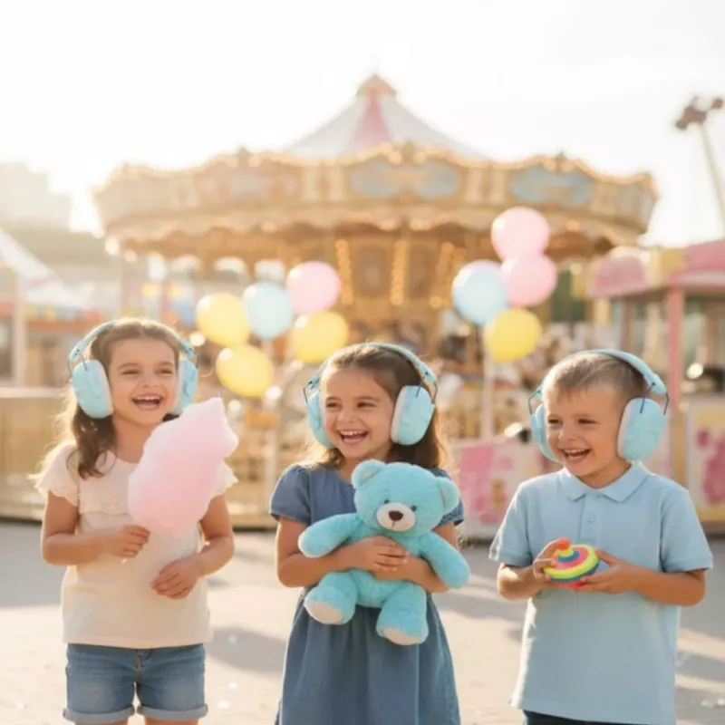 Momini Protezione uditiva per bambini Milo blu