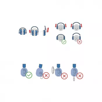 Momini Protezione uditiva per bambini Milo blu