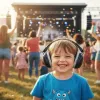 Momini Protezione uditiva per bambini Milo nero