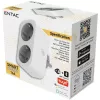 ENTAC adattatore doppia presa smart WiFi ES-DSA-WIBLE, bianco, 2 prese, 3680 W