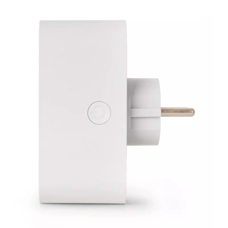 ENTAC adattatore doppia presa smart WiFi ES-DSA-WIBLE, bianco, 2 prese, 3680 W