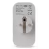 ENTAC adattatore doppia presa smart WiFi ES-DSA-WIBLE, bianco, 2 prese, 3680 W